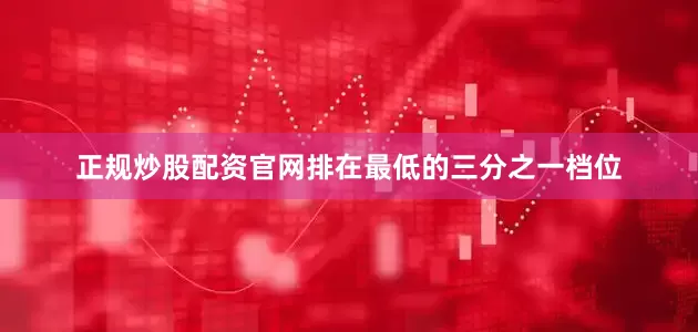 正规炒股配资官网排在最低的三分之一档位